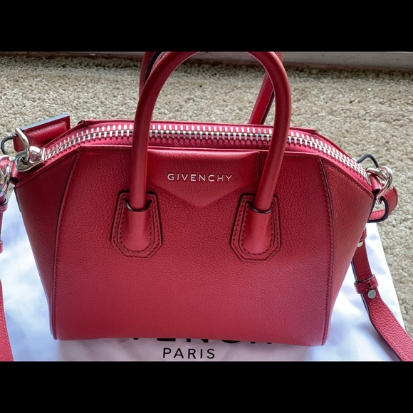 ANTIGONA MINI BAG SUGAR VERMILLON (RED) - Picture 2 of 8